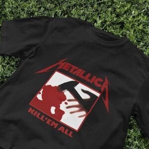 Rock Band T-shirt | Vintage Band T-Shirt | Red and Black | Rock Music Tee